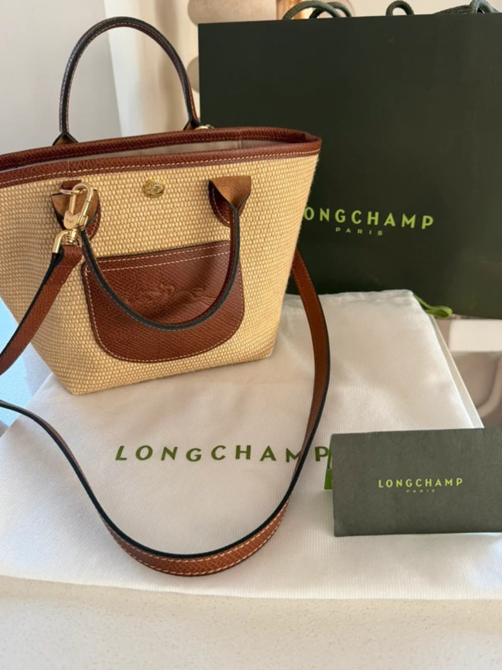 LONGCHAMP Cavalier Leather Tote Bag